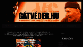 What Gatveder.hu website looked like in 2016 (8 years ago)
