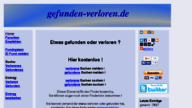What Gefunden-verloren.de website looked like in 2016 (8 years ago)