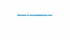 What Genuinebatteries.com website looked like in 2016 (8 years ago)