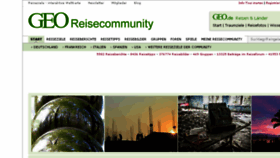 What Geo-reisecommunity.de website looked like in 2016 (7 years ago)