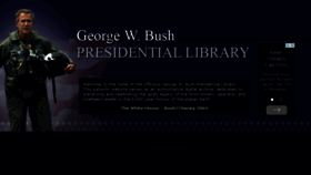 What Georgewbush.org website looked like in 2016 (8 years ago)