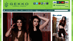 What Gekkobohotique.com website looked like in 2016 (8 years ago)
