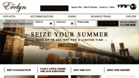 What Gershwinhotel.com website looked like in 2016 (8 years ago)