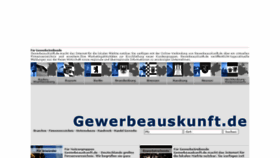 What Gewerbeauskunft.de website looked like in 2016 (8 years ago)