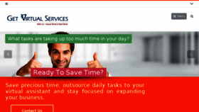 What Getvirtualservices.com website looked like in 2016 (8 years ago)