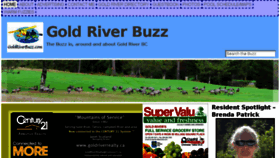 What Goldriverbuzz.com website looked like in 2016 (8 years ago)