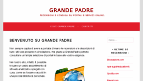 What Grandepadre.com website looked like in 2016 (8 years ago)