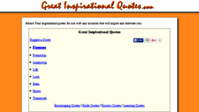 What Greatinspirationalquotes.com website looked like in 2016 (8 years ago)