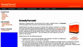 What Greedytorrent.com website looked like in 2016 (7 years ago)