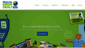 What Greendeal.ca website looked like in 2016 (7 years ago)