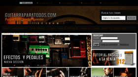What Guitarraparatodos.com website looked like in 2016 (8 years ago)