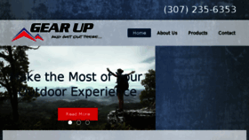 What Gearupandgetoutthere.com website looked like in 2016 (8 years ago)