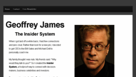 What Geoffreyjames.com website looked like in 2016 (8 years ago)