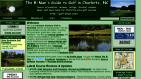 What Golf.bman.com website looked like in 2016 (8 years ago)
