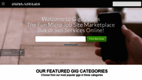 What Gigblasters.com website looked like in 2016 (7 years ago)