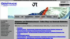 What Gemtrade.de website looked like in 2016 (8 years ago)