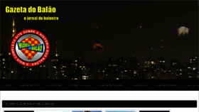 What Gazetadobalao.com.br website looked like in 2016 (8 years ago)