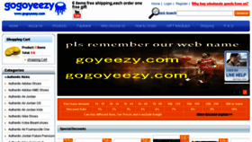 What Gogoyeezy.ru website looked like in 2016 (8 years ago)
