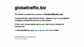 What Globaltraffic.biz website looked like in 2016 (8 years ago)
