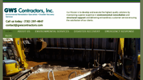 What Gwscontractors.com website looked like in 2016 (8 years ago)