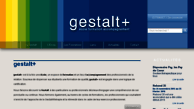 What Gestalt-plus.fr website looked like in 2016 (8 years ago)