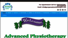 What Gurgaonphysiotherapist.com website looked like in 2016 (7 years ago)