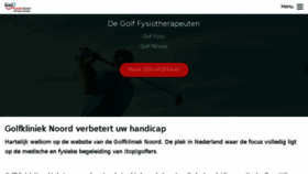 What Golfkliniek.nl website looked like in 2016 (8 years ago)