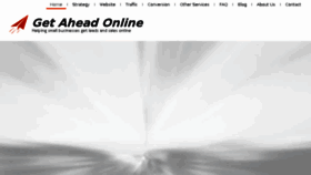 What Getaheadonline.net website looked like in 2016 (7 years ago)