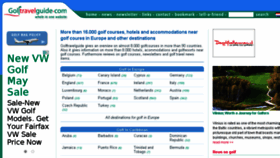 What Golftravelguide.com website looked like in 2016 (7 years ago)