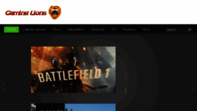 What Gaminglions.nl website looked like in 2016 (8 years ago)