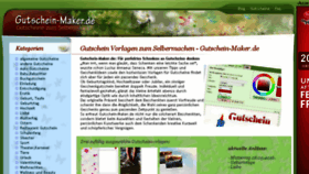 What Gutschein-maker.de website looked like in 2016 (7 years ago)