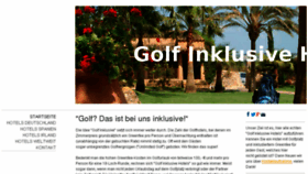 What Golf-inklusive-hotels.de website looked like in 2016 (7 years ago)