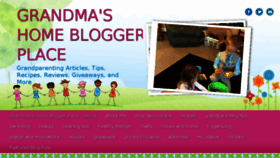 What Grandmahomebloggers.com website looked like in 2016 (8 years ago)