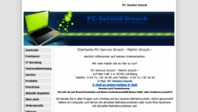 What Grosch-pc.de website looked like in 2016 (7 years ago)