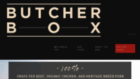 What Getbutcherbox.com website looked like in 2016 (8 years ago)