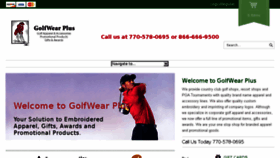 What Golfwearplus.com website looked like in 2016 (7 years ago)