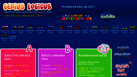 What Geniuslogicus.eu website looked like in 2016 (7 years ago)