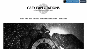 What Greyexpectations.com website looked like in 2016 (7 years ago)