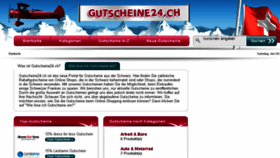 What Gutscheine24.ch website looked like in 2016 (8 years ago)