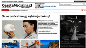 What Gazetamedialna.pl website looked like in 2016 (7 years ago)