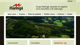 What Grupomaringa.com.br website looked like in 2016 (7 years ago)