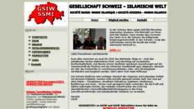 What Gsiw.ch website looked like in 2016 (7 years ago)