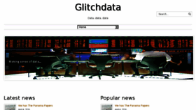 What Glitchdata.com website looked like in 2016 (8 years ago)