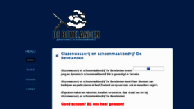 What Glazenwasserijdebevelanden.nl website looked like in 2016 (7 years ago)