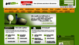 What Golfczech.cz website looked like in 2016 (7 years ago)