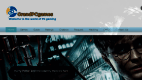 What Grandpcgames.com website looked like in 2016 (7 years ago)