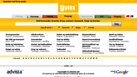 What Gulex.dk website looked like in 2016 (7 years ago)