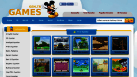 What Games.gen.tr website looked like in 2016 (7 years ago)