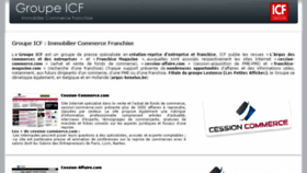 What Groupe-icf.com website looked like in 2016 (7 years ago)