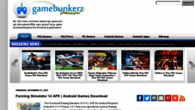 What Gamebunkerz.blogspot.in website looked like in 2016 (7 years ago)